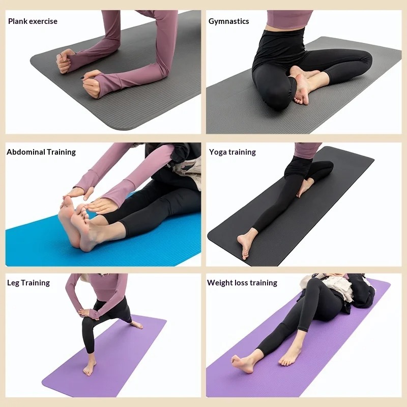 Mat Pilates Yoga - Extra Thick Non Slip Yoga Mat