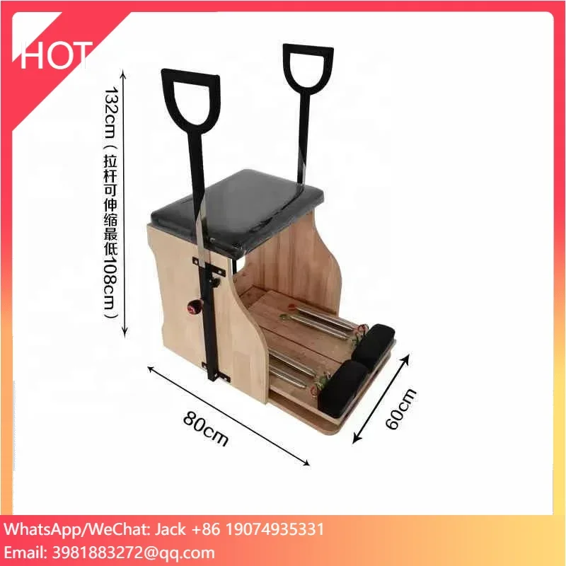Home Pilates Yoga - Sport body fit yoga exercise oak