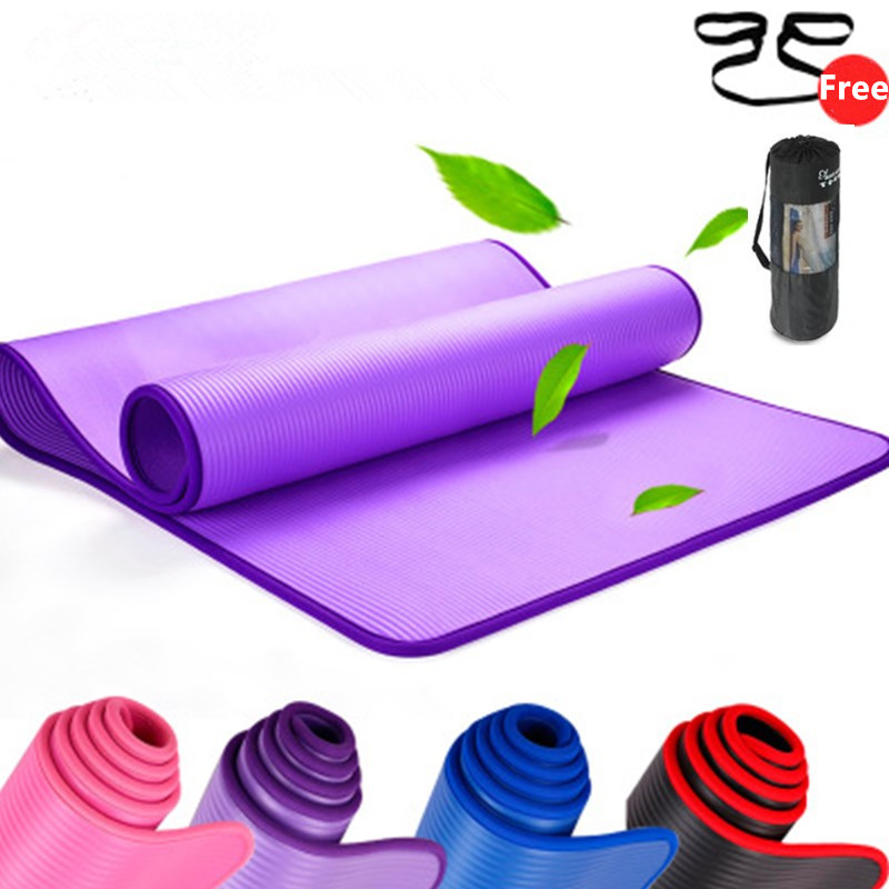10mm Non-Slip Yoga Mat 183cm*6 - огляд і ціна Pilates Yoga For Beginners