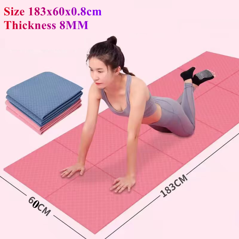 Fold Portable 183x60CM Yoga Ma - огляд і ціна Pilates Yoga For Beginners