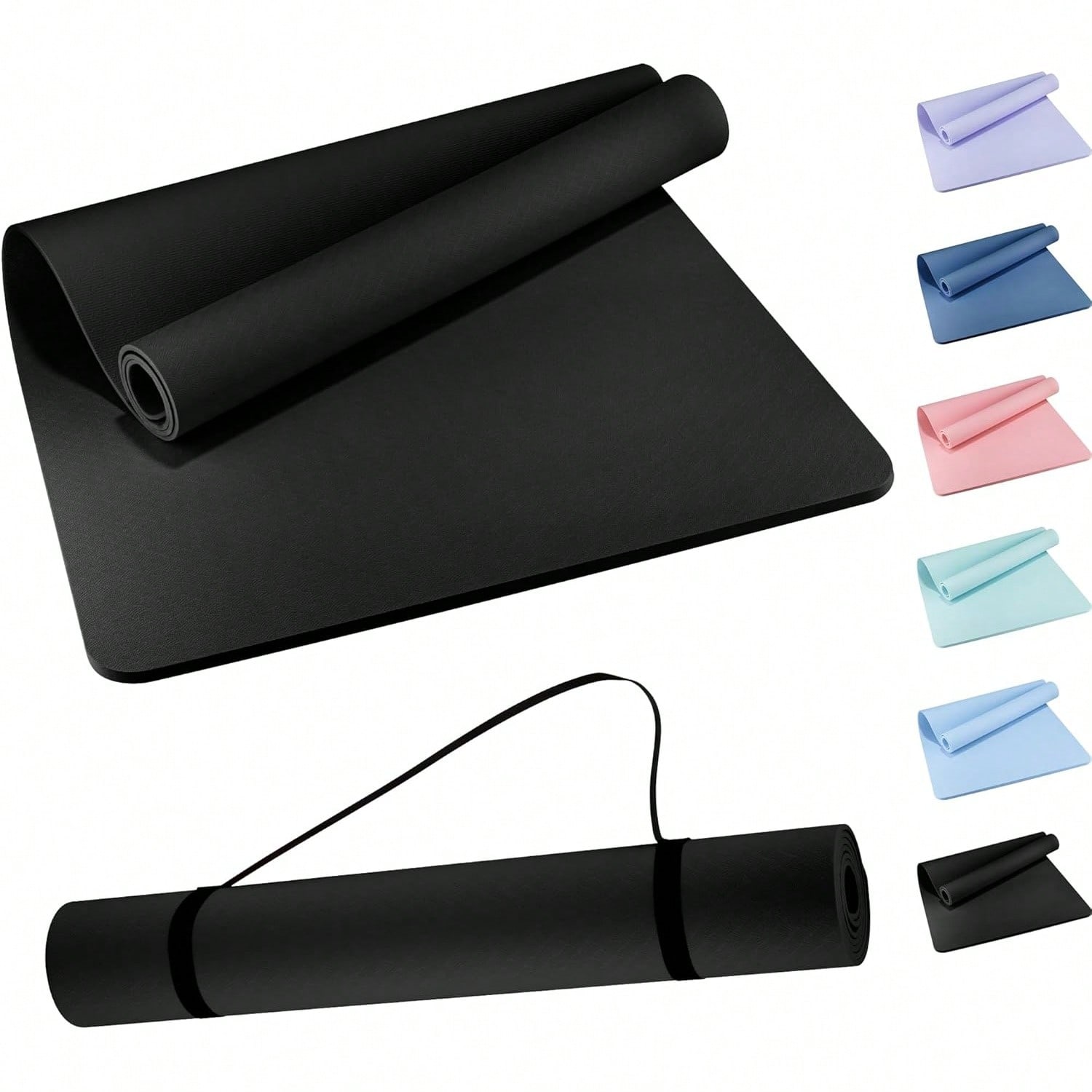 Extra Wide 8mm TPE Yoga Mat, N - огляд і ціна Pilates Yoga Hiit