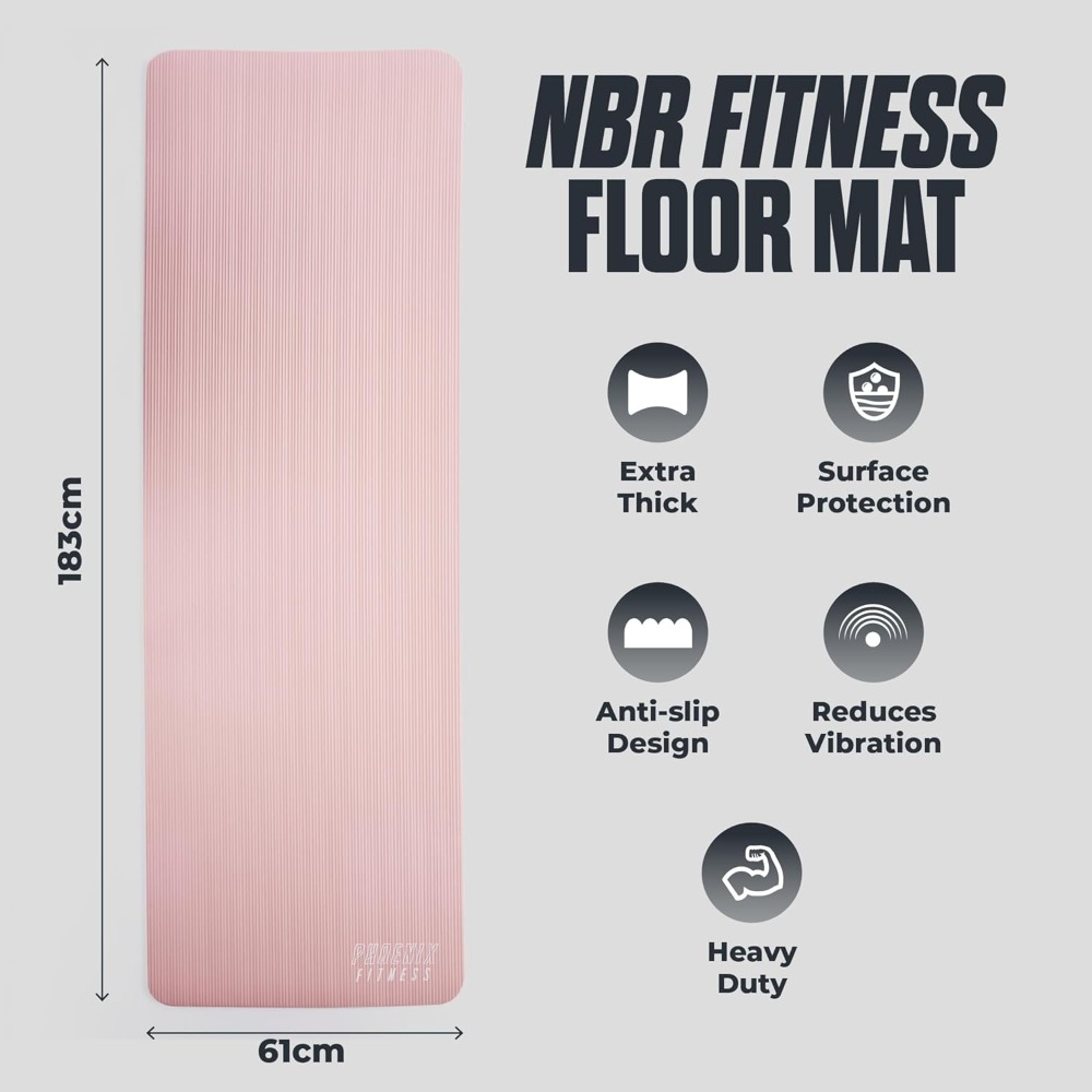 Extra Thick 15mm NBR Yoga Mat  - огляд і ціна Pilates Yoga Hiit