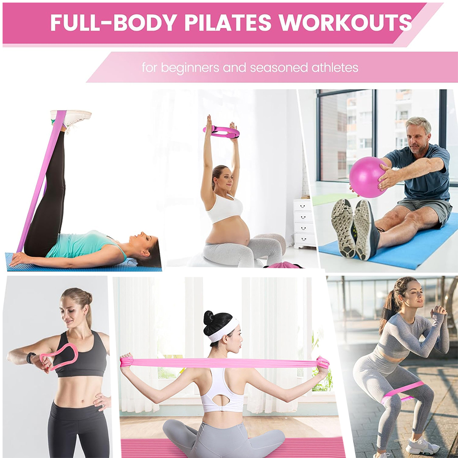 Customized LOGO 5-Piece Home G - огляд і ціна Pilates Yoga Ring Exercises
