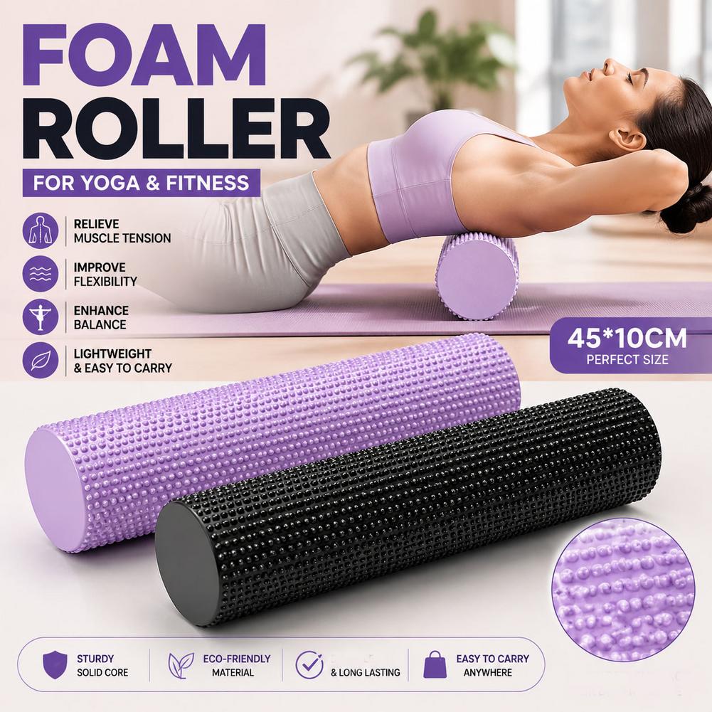 EVA High Density Yoga Foam Rol - огляд і ціна Home Pilates Yoga