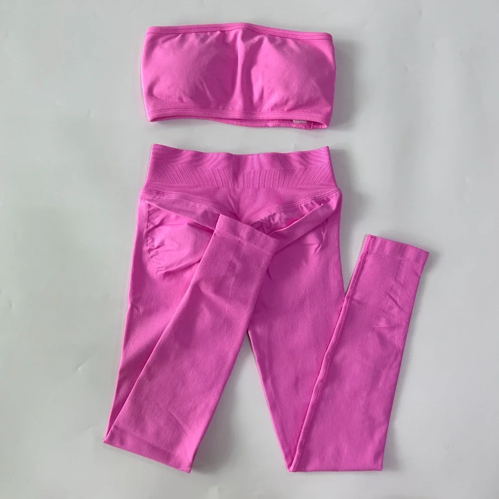 No Logo 2 Pieces Workout Sets  - огляд і ціна Pilates Yoga Wear