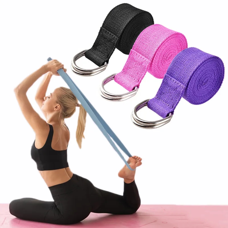 183*3.8cm Yoga Strap Cotton Ex - огляд і ціна Pilates Yoga Ring Exercises
