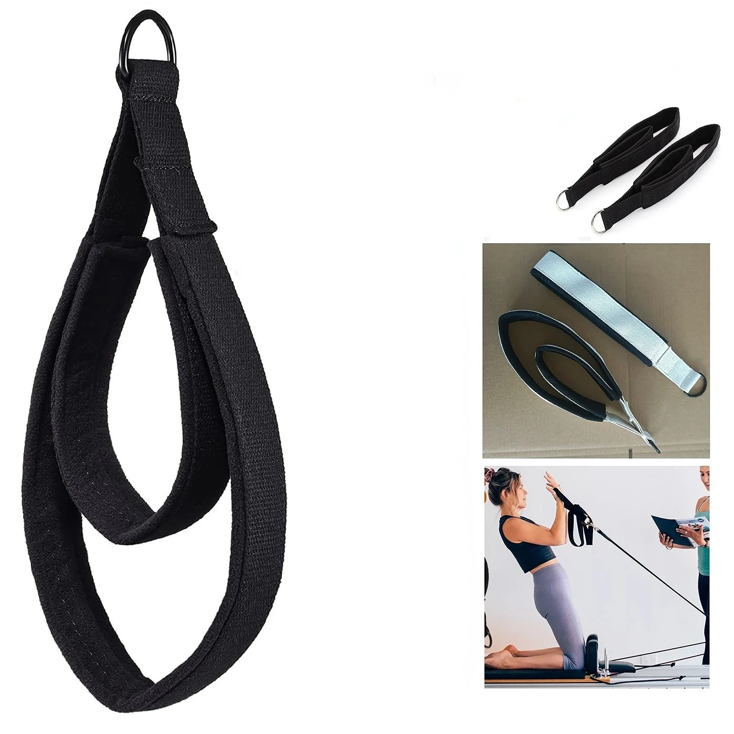 1PC Double Ring Elastic Yoga P - огляд і ціна Pilates Yoga Ring Exercises