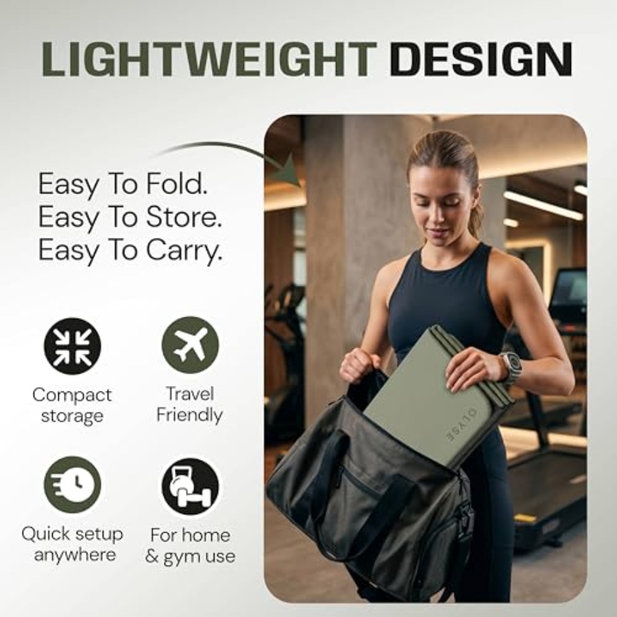 Foldable Yoga Mat for Yoga Pil - огляд і ціна Pilates Yoga Hiit