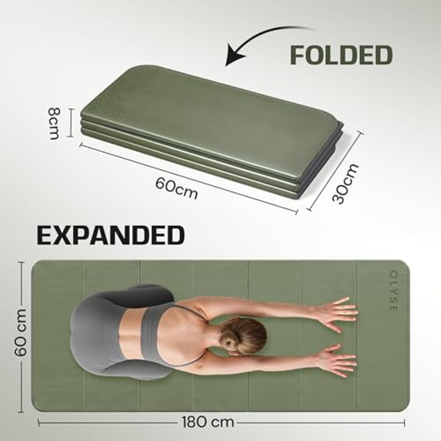 Foldable Yoga Mat for Yoga Pil - огляд і ціна Pilates Yoga Hiit