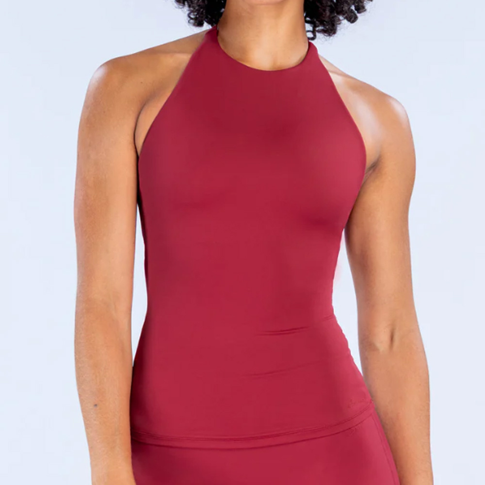Women Halter Tank Top Built In - огляд і ціна Pilates Yoga Wear