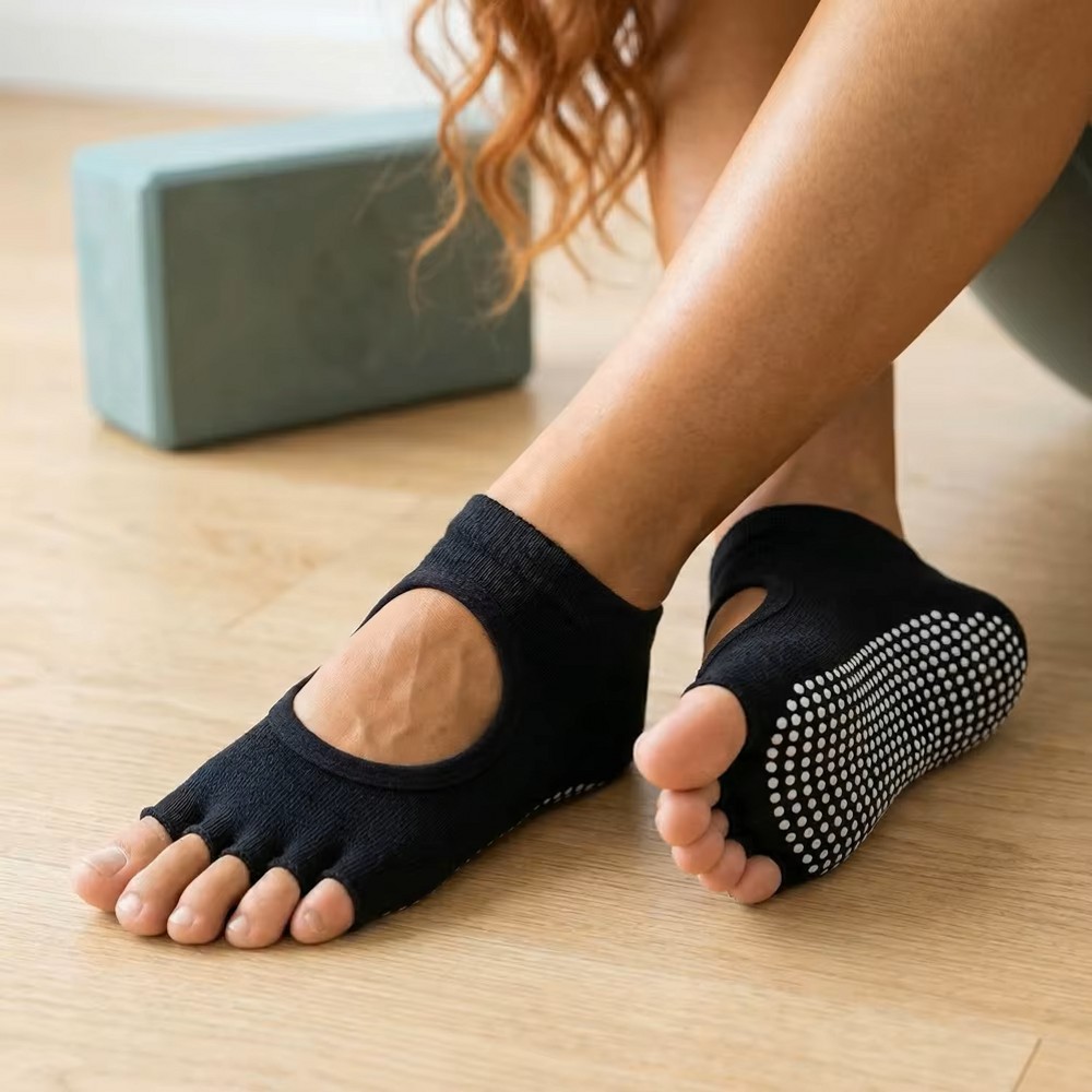 Backless Five Toe Yoga Socks O - огляд і ціна Home Pilates Yoga